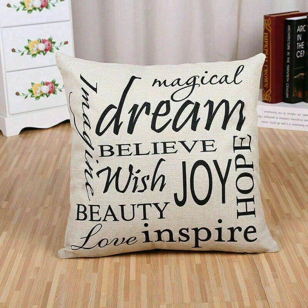 Cushion Pillow Throw Square Waist Home Case Sofa Cover Decorative