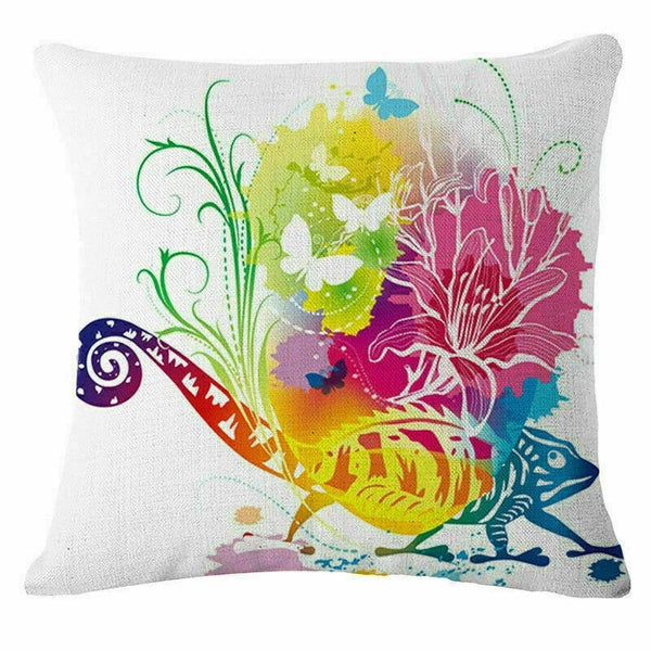 Decor Cushion Throw Pillow Sofa Home Cotton Cover Animals  Case Geometric